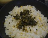 高菜としらすのチャーハン作り方3写真