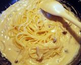 チーズクリームパスタ、みそ風味作り方9写真