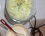 中はごはんですよ♪　広島風お好み焼き作り方1写真