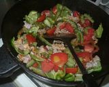 夏野菜の辛味炒め作り方9写真