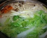 鶏もも肉の水炊き風みぞれ鍋作り方7写真