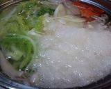 鶏もも肉の水炊き風みぞれ鍋作り方8写真