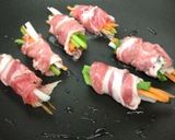 野菜の豚コマ巻き作り方4写真