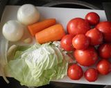 さっぱりトマトの冷たいスープ作り方1写真