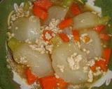 とろとろカブの鶏そぼろあんかけ(^-^)作り方9写真