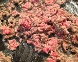 切り昆布と挽き肉の炒め煮♡作り方1写真