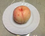桃のブルーチーズソースがけ作り方1写真