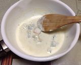 桃のブルーチーズソースがけ作り方4写真