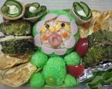 ＊まりもっこりの赤ちゃん！？　キャラ弁＊作り方9写真