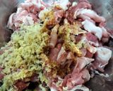 ズッキーニの豚こま肉挟み揚げ作り方1写真
