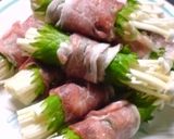 豚肉のエノキと大葉巻き作り方3写真