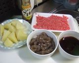 じゃがいもとこんにゃくのそぼろ煮作り方3写真