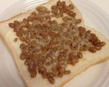 朝食にも良いね！納豆トースト作り方2写真