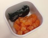 離乳食【中期～】納豆と野菜のおかゆ作り方1写真