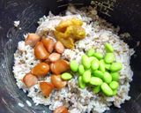 ウインナー×梅　具だくさん十六穀ごはん作り方9写真