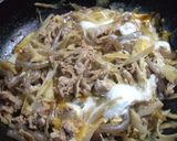 豚肉・ごぼう・こんにゃくの柳川風作り方4写真