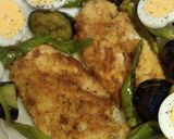 チキンのパン粉焼き～野菜添え～作り方4写真