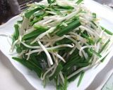 レンジで豚肉とニラ・もやしのあっさり蒸し作り方2写真