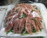 レンジで豚肉とニラ・もやしのあっさり蒸し作り方4写真