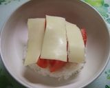 トマトとカリカリチーズ丼におかか風味作り方2写真