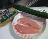 豆もやしとササミとキュウリの中華サラダ作り方1写真