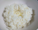 お手軽・簡単【卵とチーズと揚げ玉丼】作り方2写真