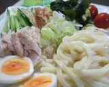 サラダうどん☆濃厚坦々胡麻味作り方3写真
