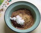 茹でて混ぜるだけ「春菊の胡麻和え」作り方1写真