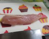 ごま味噌あじの【ささみフライ】作り方1写真
