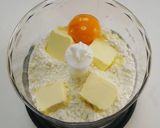 * ブルーベリーのチーズケーキタルト♪作り方1写真