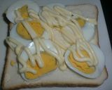 ゆで卵トースト作り方1写真
