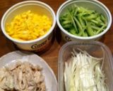 ＊簡単＊素麺で冷やし中華♪作り方1写真