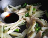 キノコとアスパラのじゃがバタ炒め作り方5写真