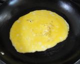 たまご一個で厚焼き卵作り方2写真