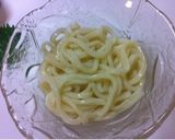鶏ささみのレモン風味サッパリ冷やしうどん作り方1写真