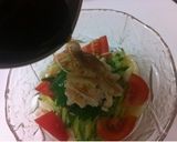 鶏ささみのレモン風味サッパリ冷やしうどん作り方3写真