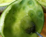 とろけるメロンパンナコッタ☆パフェ作り方6写真