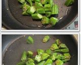 簡単!☆オクラのガーリック醤油☆炒め♪作り方3写真