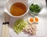 冷たい☆エスニック風汁そうめん作り方1写真