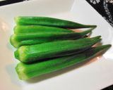 おつまみに＊オクラの梅かつお和え＊作り方1写真