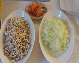 明太子と豆乳のクリームパスタ作り方1写真