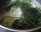 磯の香り～マツモと大根の味噌汁作り方3写真