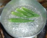 オクラと海苔の佃煮のそうめん作り方1写真