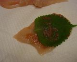 鶏むね肉の天ぷら　～梅じそ巻き～作り方5写真