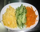 美味しーヘルシーそばサラダ作り方2写真