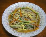 美味しーヘルシーそばサラダ作り方4写真