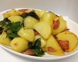 こんがりベーコンポテト作り方4写真