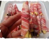 さつま芋の豚肉巻き作り方3写真
