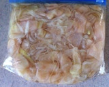 新しょうがと玉ねぎの甘酢漬け(ガリ)作り方5写真