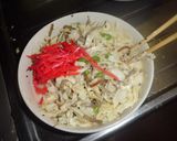お好み焼きに残り物のおかずを入れる！作り方1写真